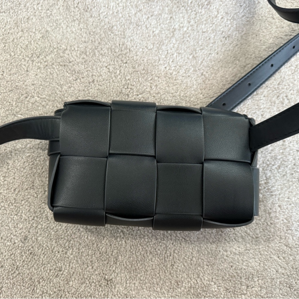 Black Woven Belt Bag - Picture 2 of 3